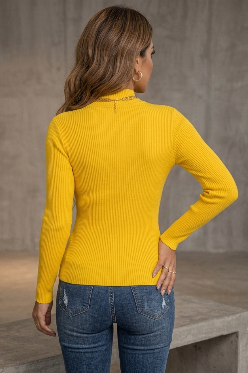 Boss Doll Sweater - Yellow
