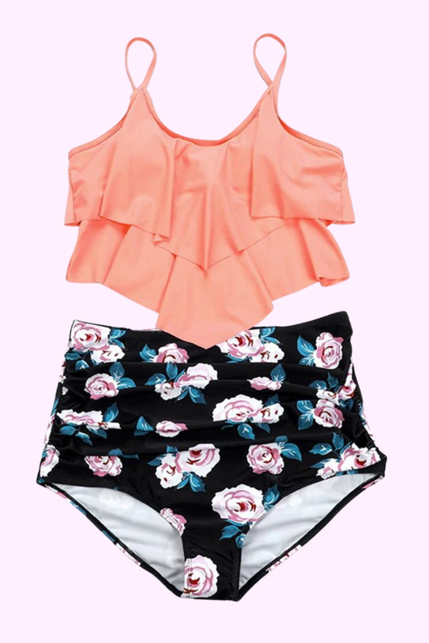 Lil Rosette High-Waisted Bikini Set
