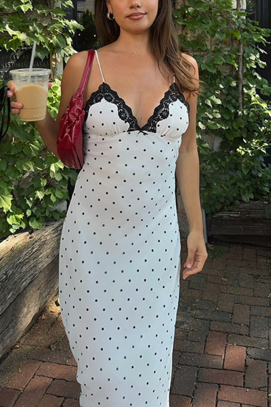 Flights to France Dress - White