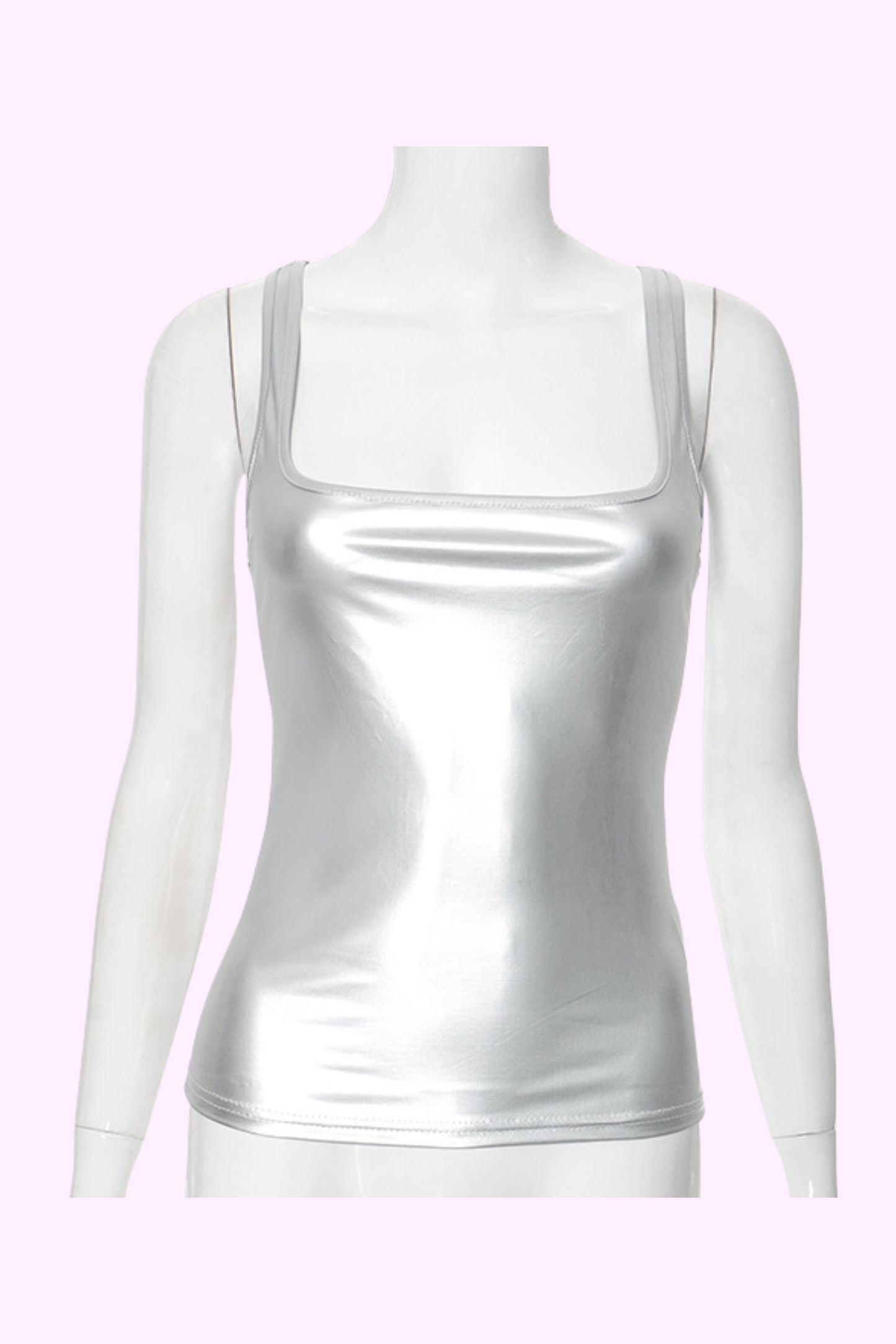 Glam & Goals Top - Silver