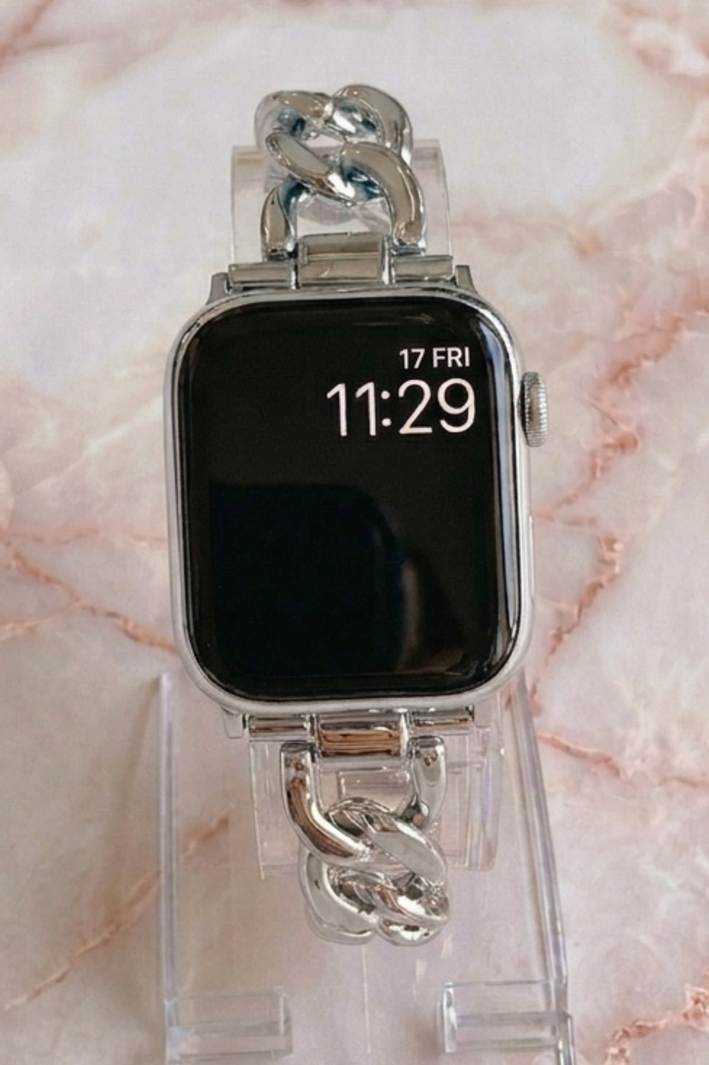 Bling Babe Apple Watch Band - Silver