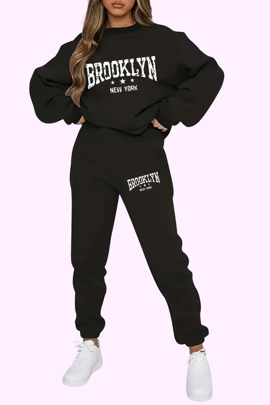 Brooklyn Sweatsuit - Black