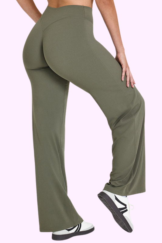 Wifey Material Yoga/Lounge Pants - Olive