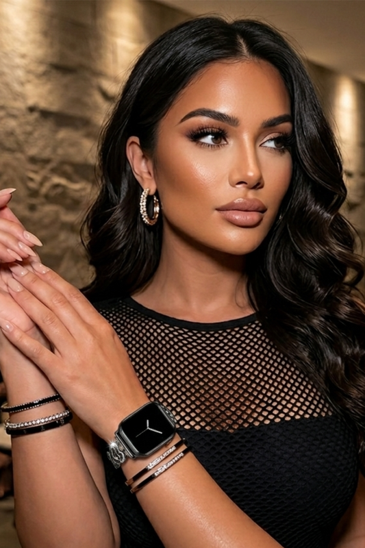 Loving My Life Apple Watch Band - Black