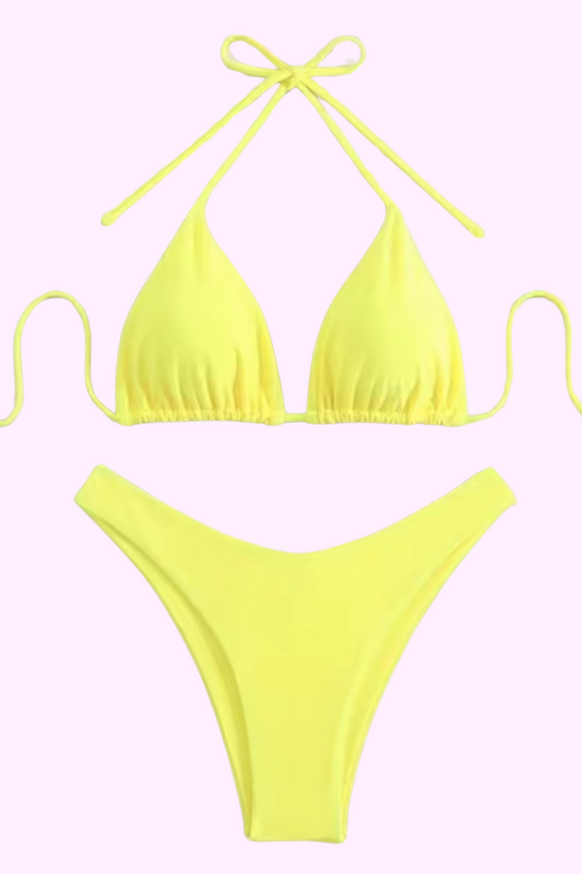 Pool Princess Bikini Set - Neon