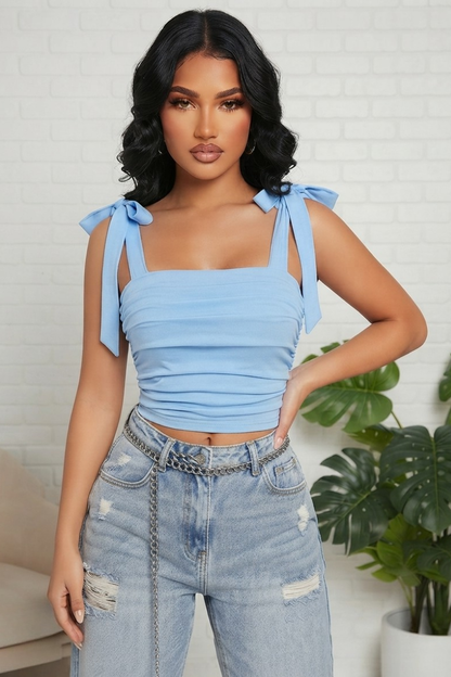 Fly Like Me Top - Blue
