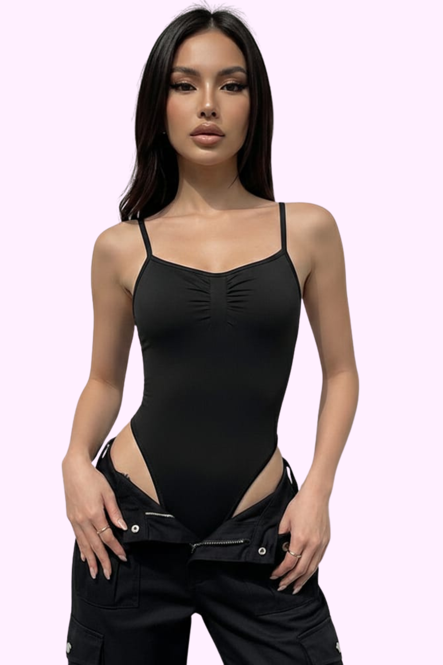 Chic & Sweet Bodysuit - Black - flyqueens