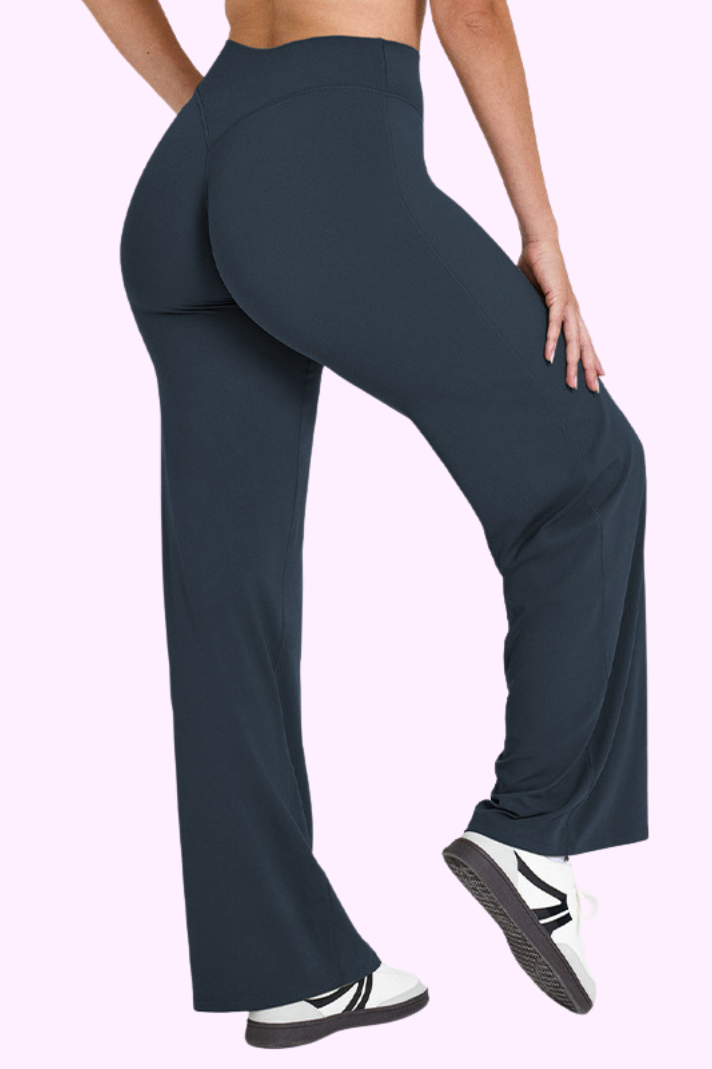 Wifey Material Yoga/Lounge Pants - Navy Blue
