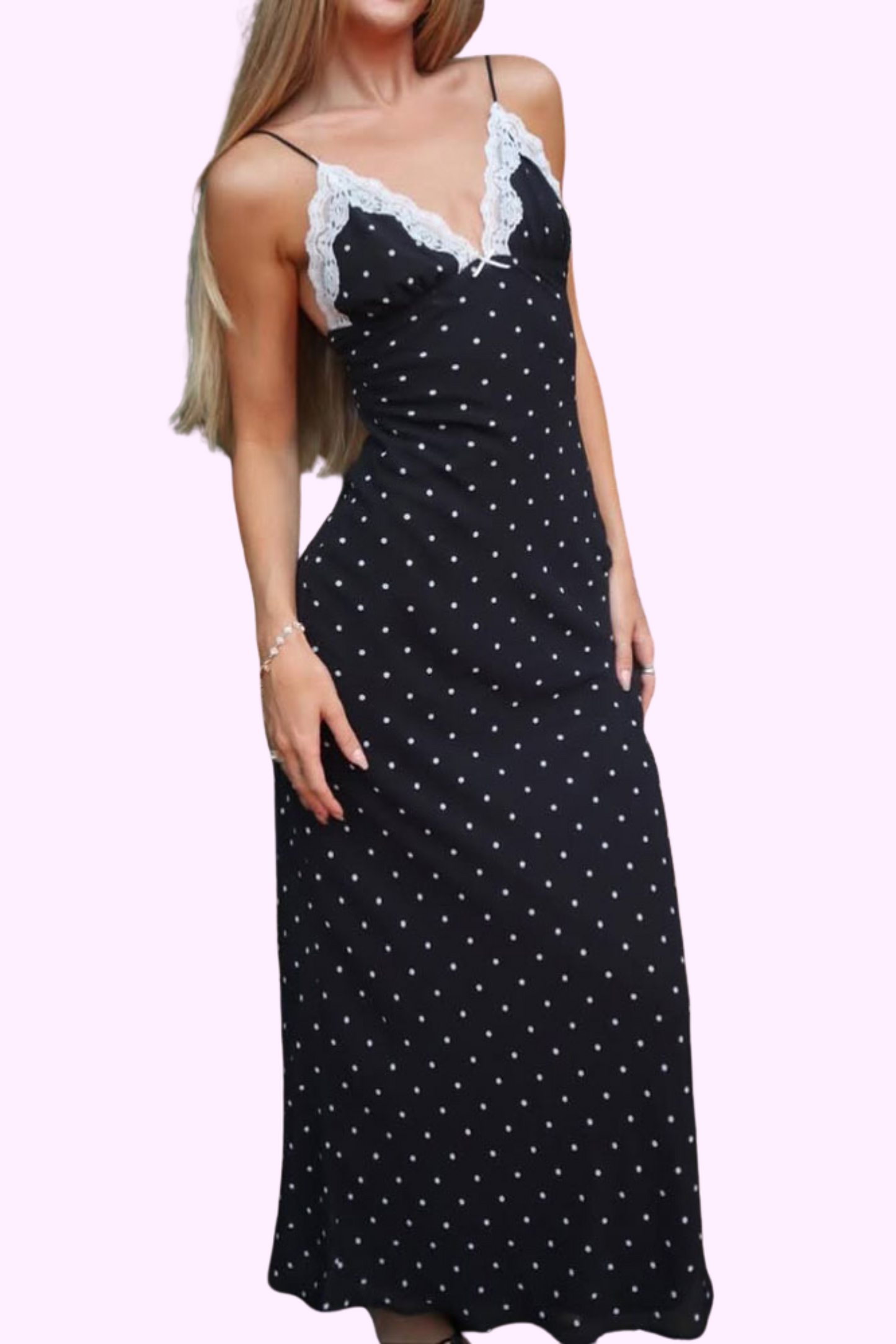 Flights to France Dress - Black