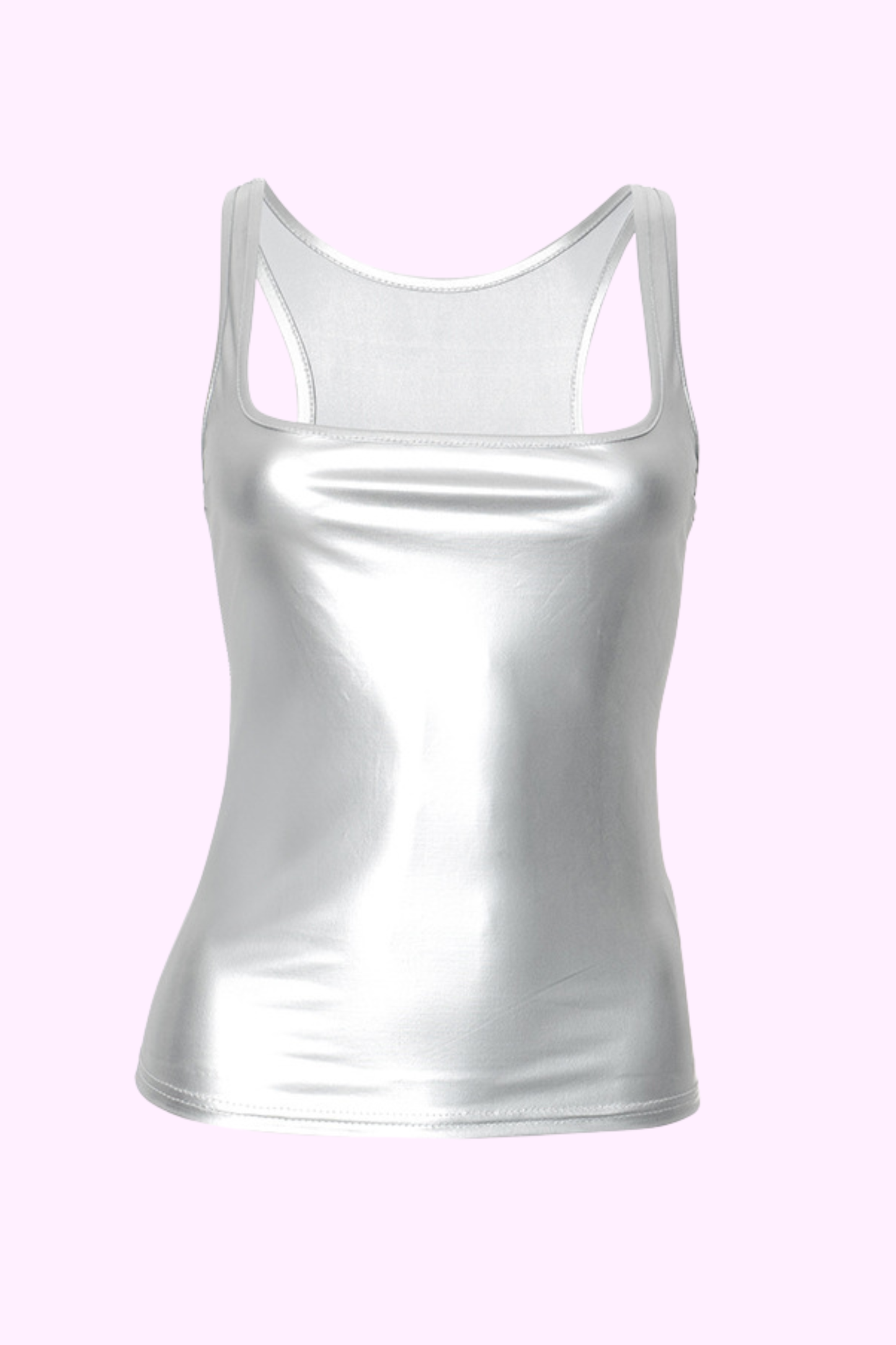 Glam & Goals Top - Silver
