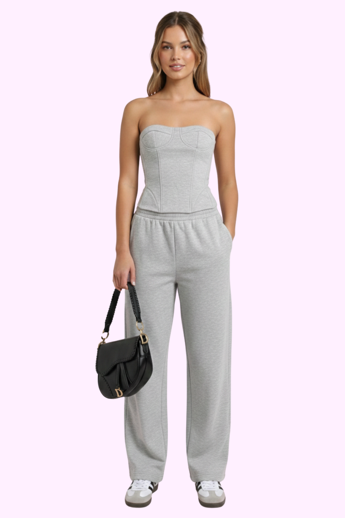 Top Tier Corset and Pants Sweat Set