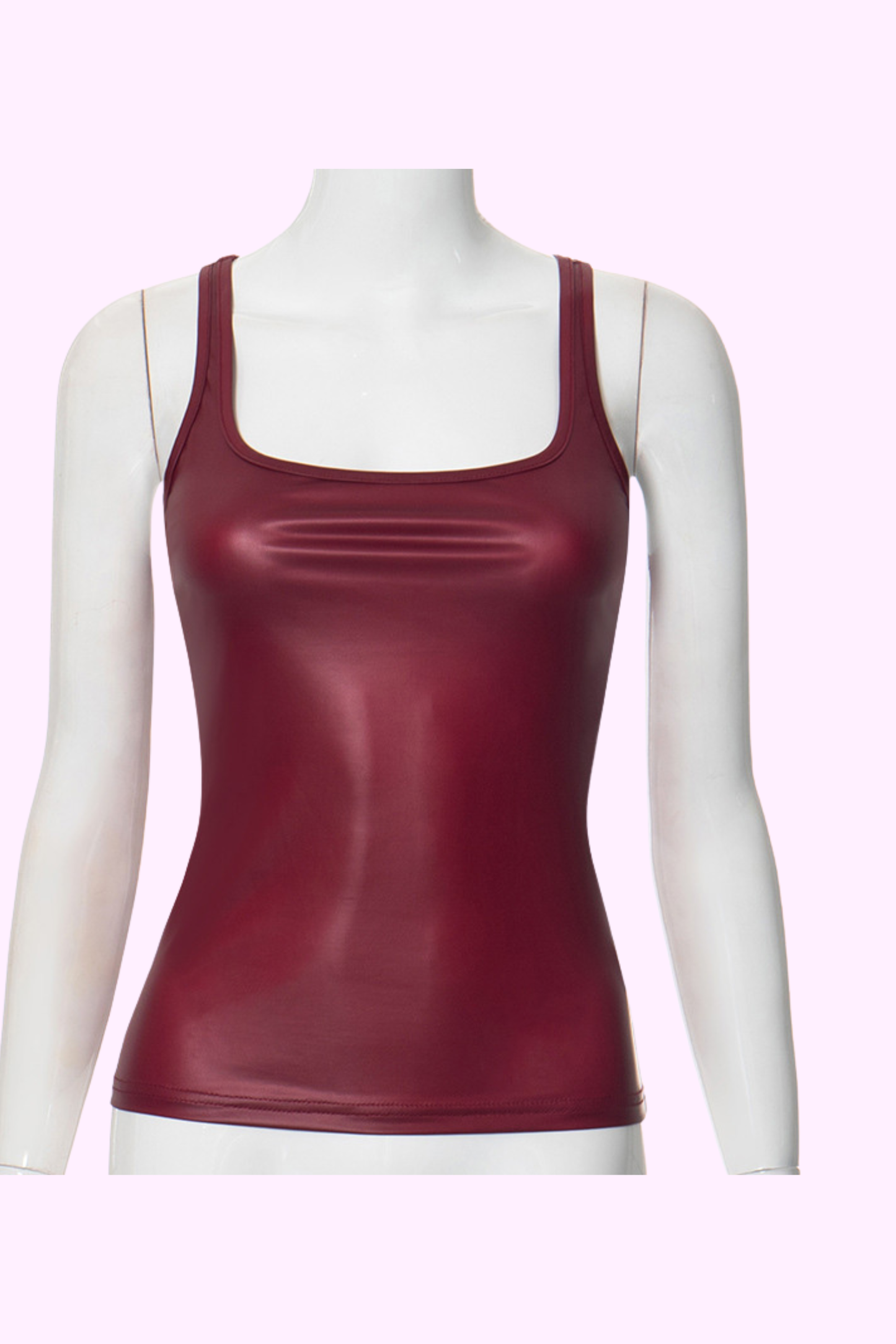 Glam & Goals Top - Dark Red
