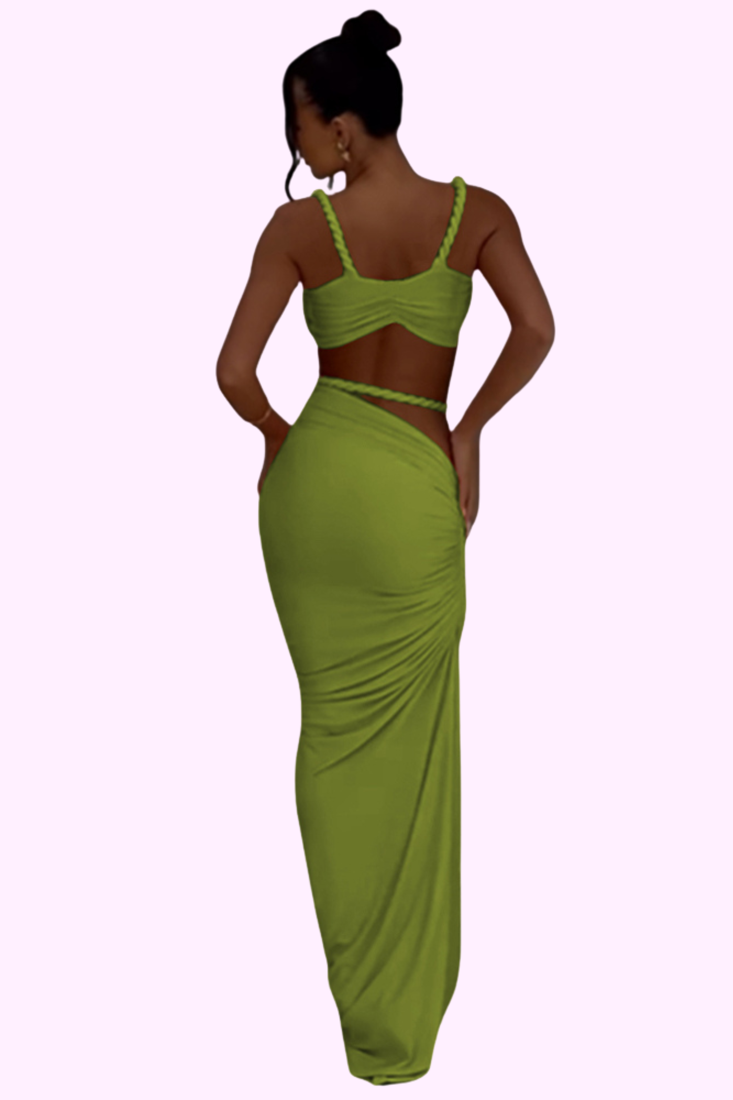 Badder Than Ever Dress Set - Green