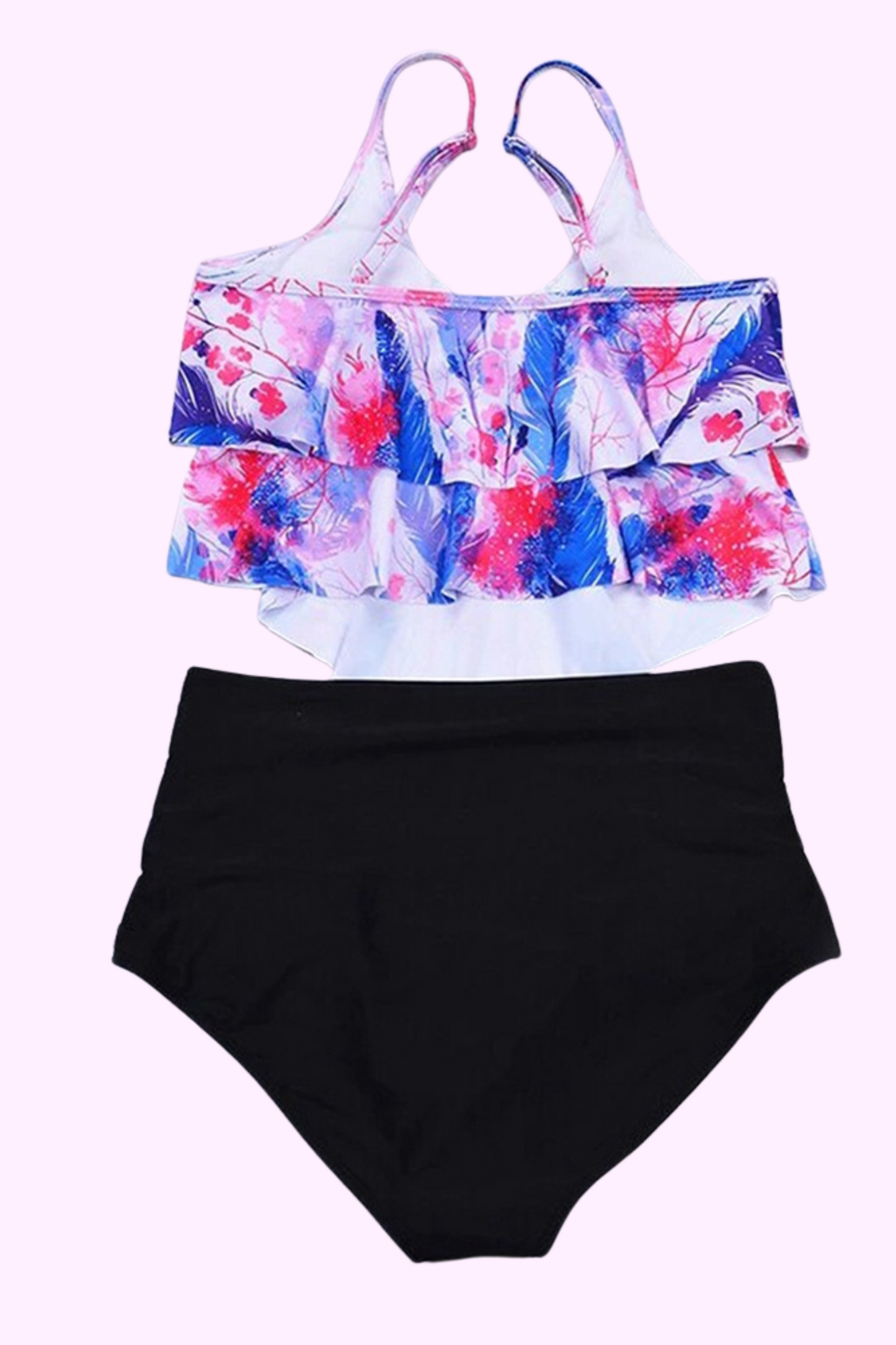 Blossoming Babe High-Waisted Bikini Set