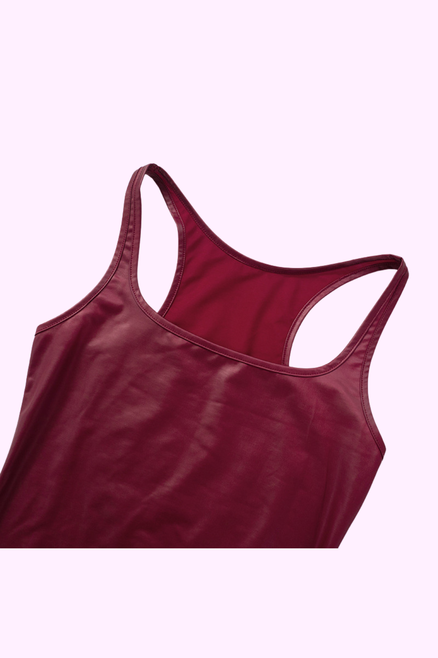 Glam & Goals Top - Dark Red