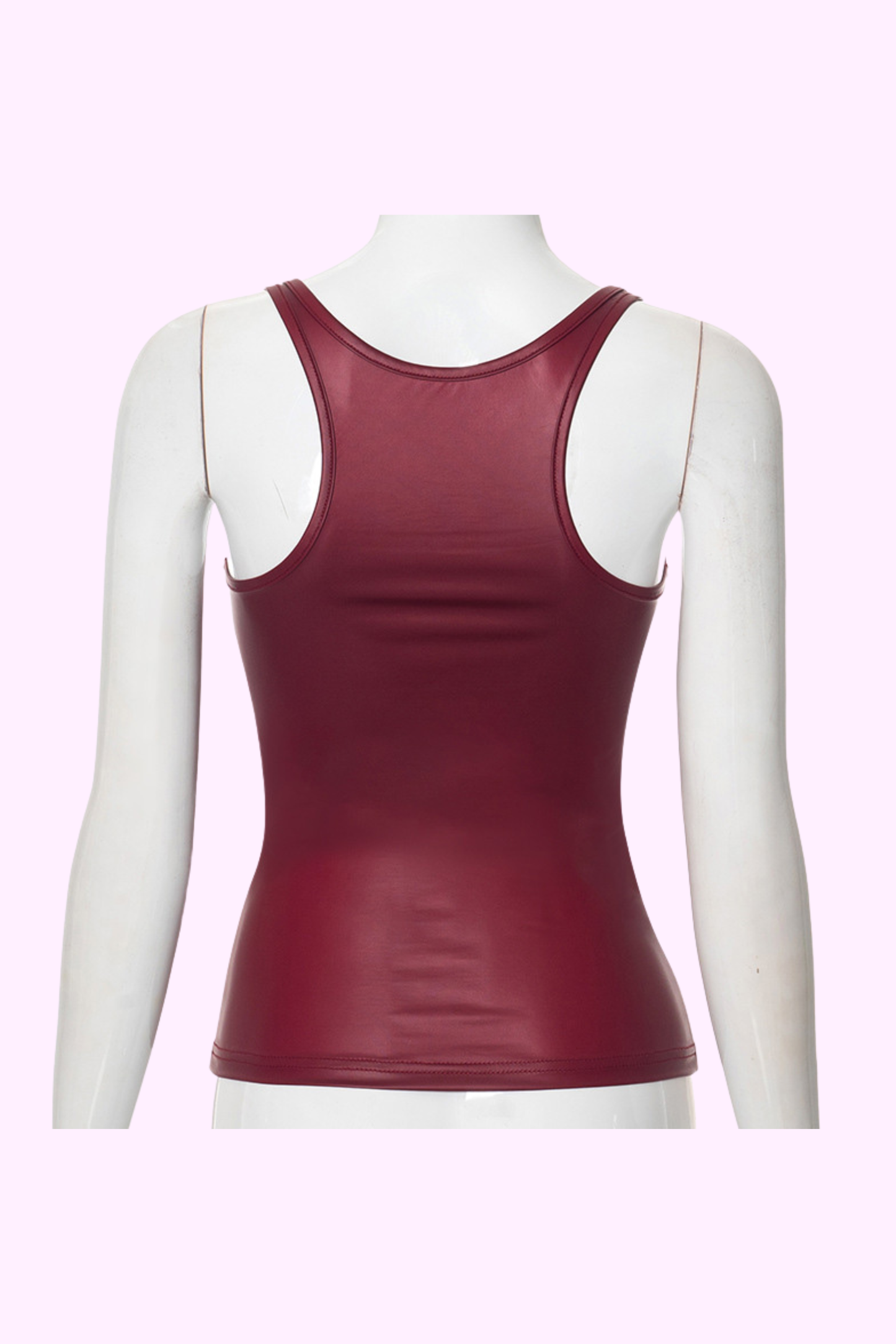 Glam & Goals Top - Dark Red