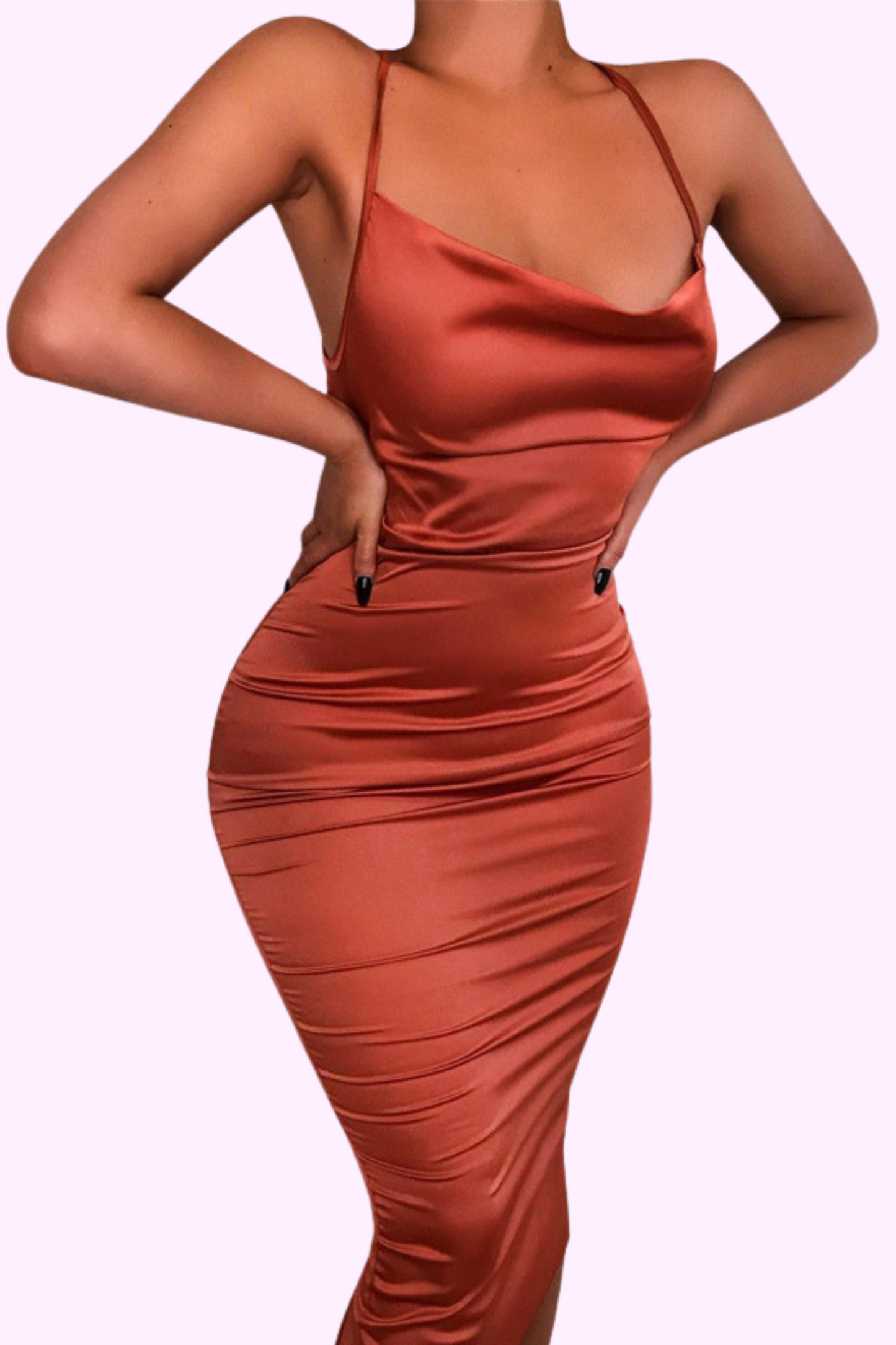 Issa Look Dress - Orange