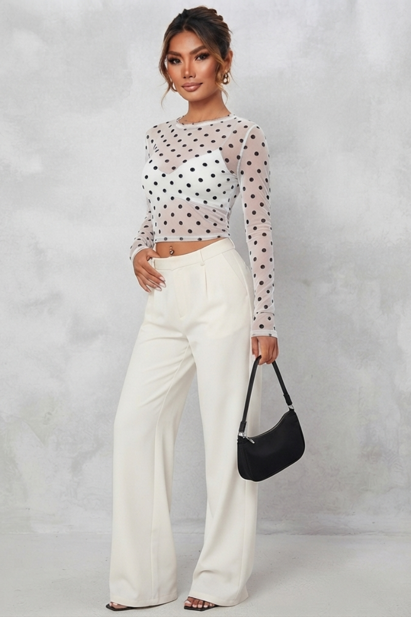 Babe Business Top - White