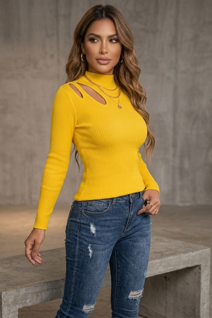Boss Doll Sweater - Yellow