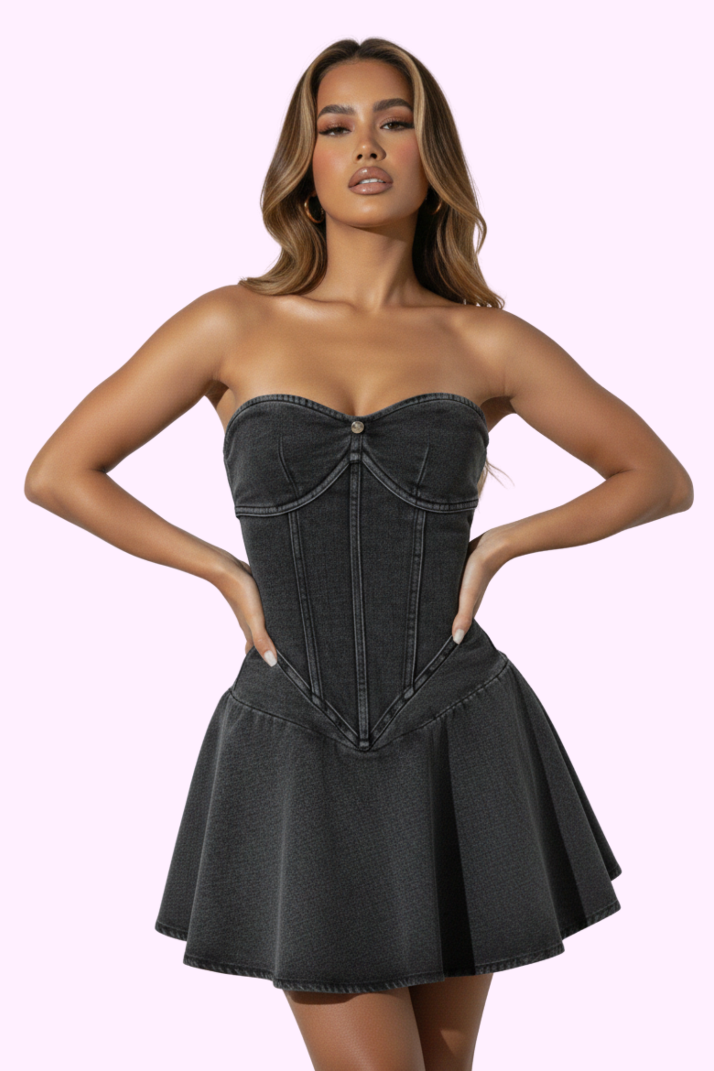 Blessed & Boujee Dress - Dark Blue