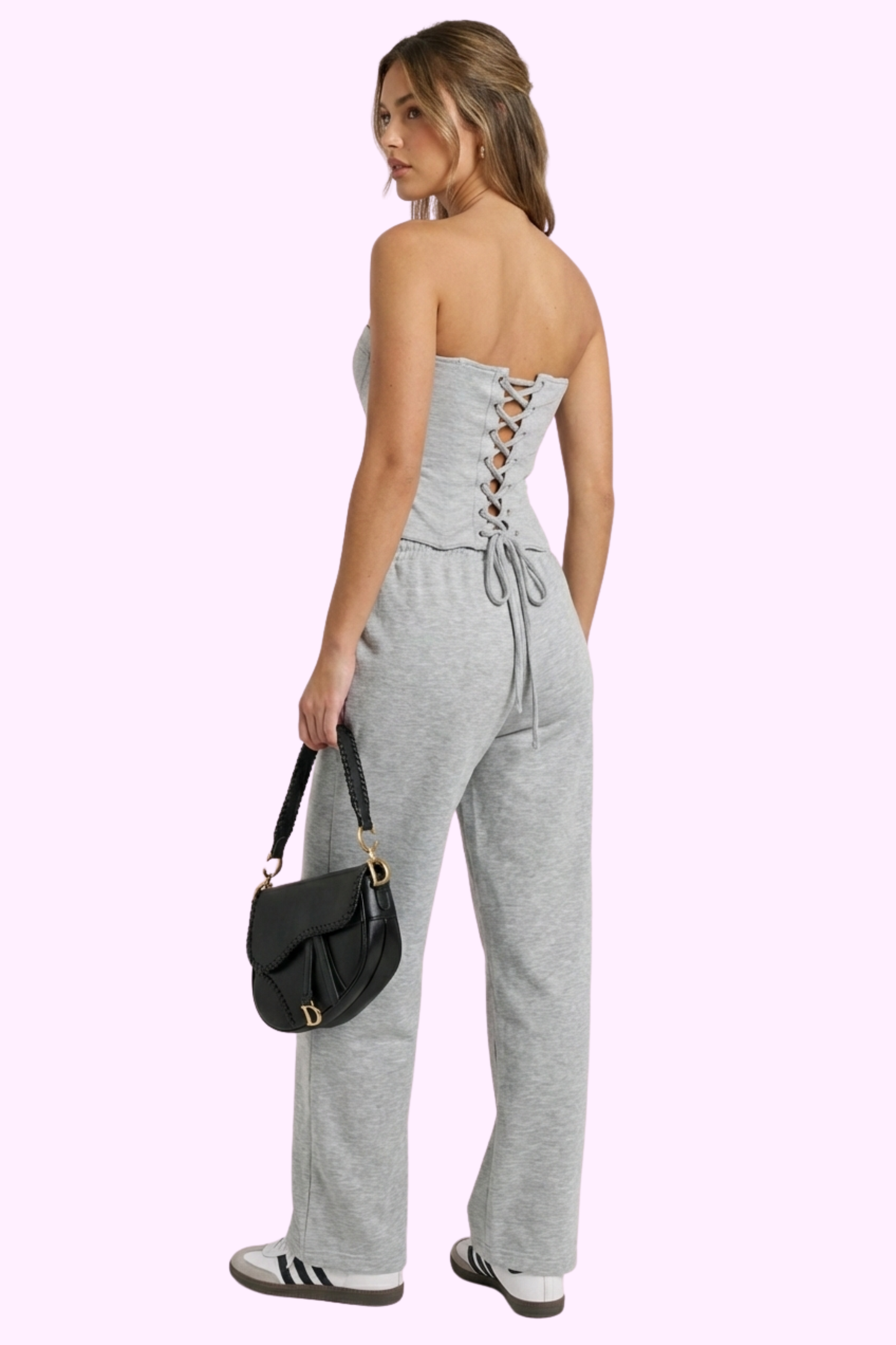 Top Tier Corset and Pants Sweat Set