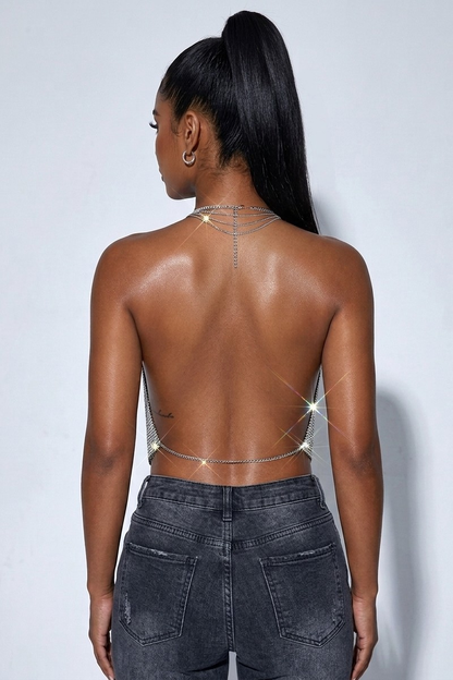 Pretty Elite Top - Silver
