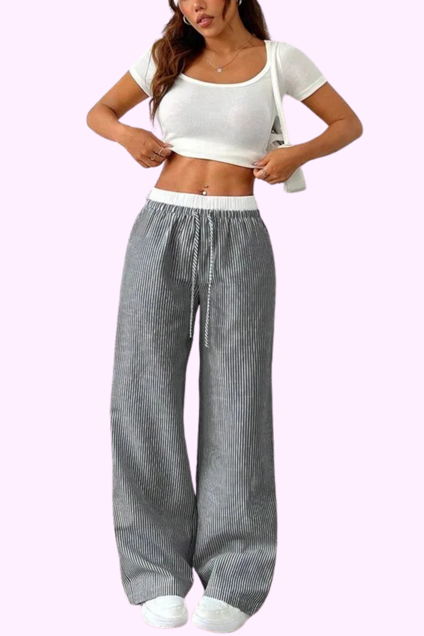 Main Character Energy Pants - Black