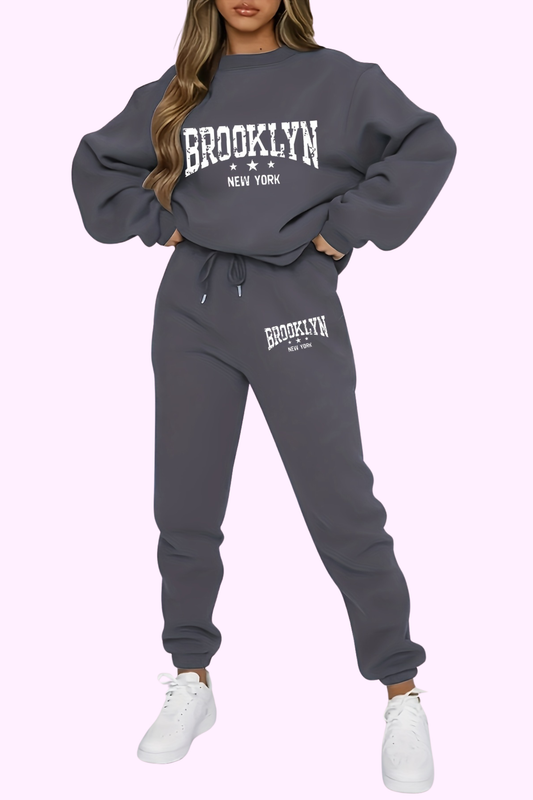 Brooklyn Sweatsuit - Dark Grey