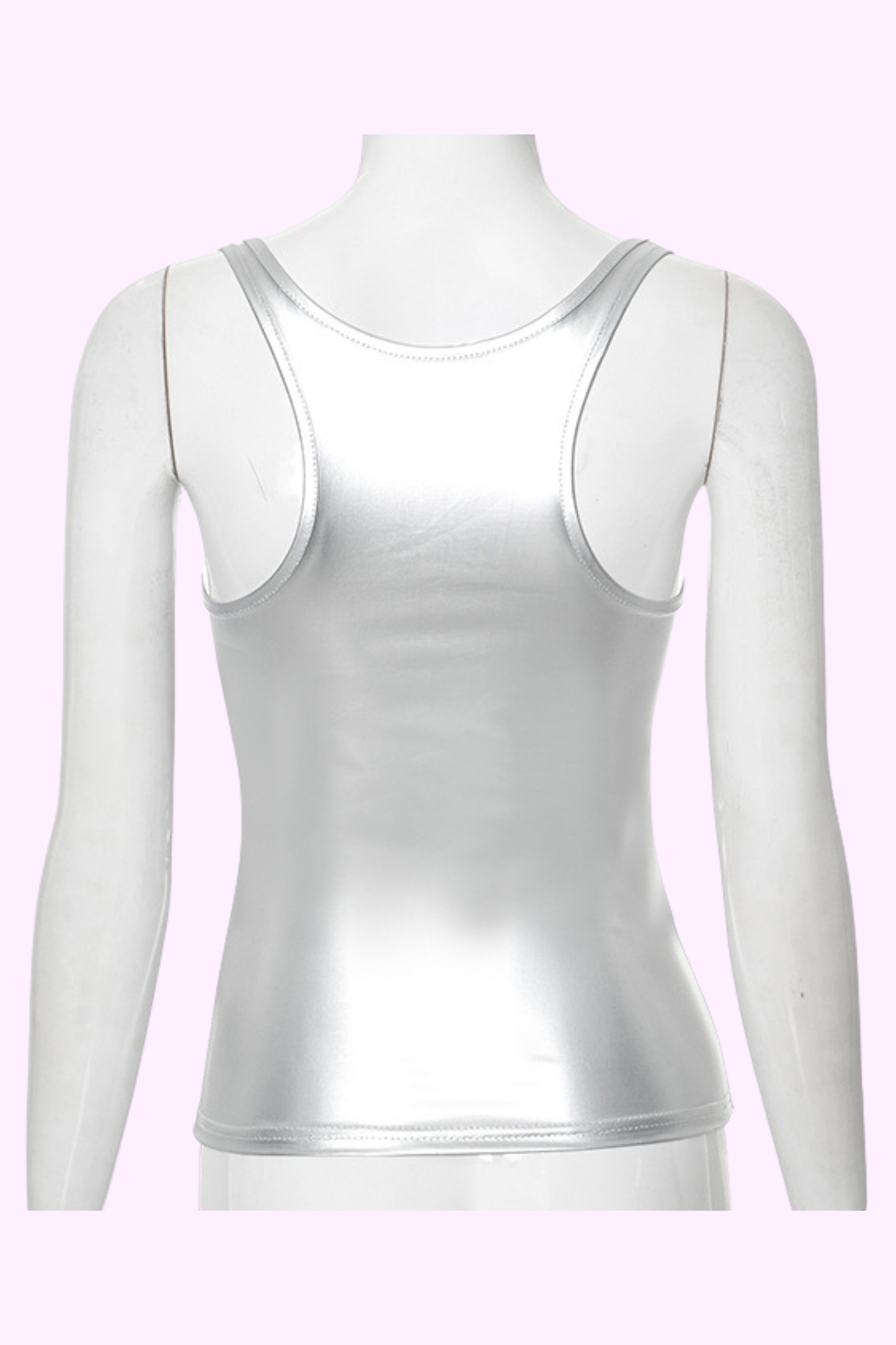 Glam & Goals Top - Silver
