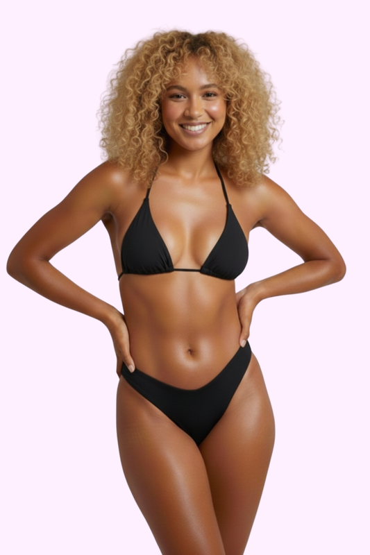 Pool Princess Bikini Set - Black