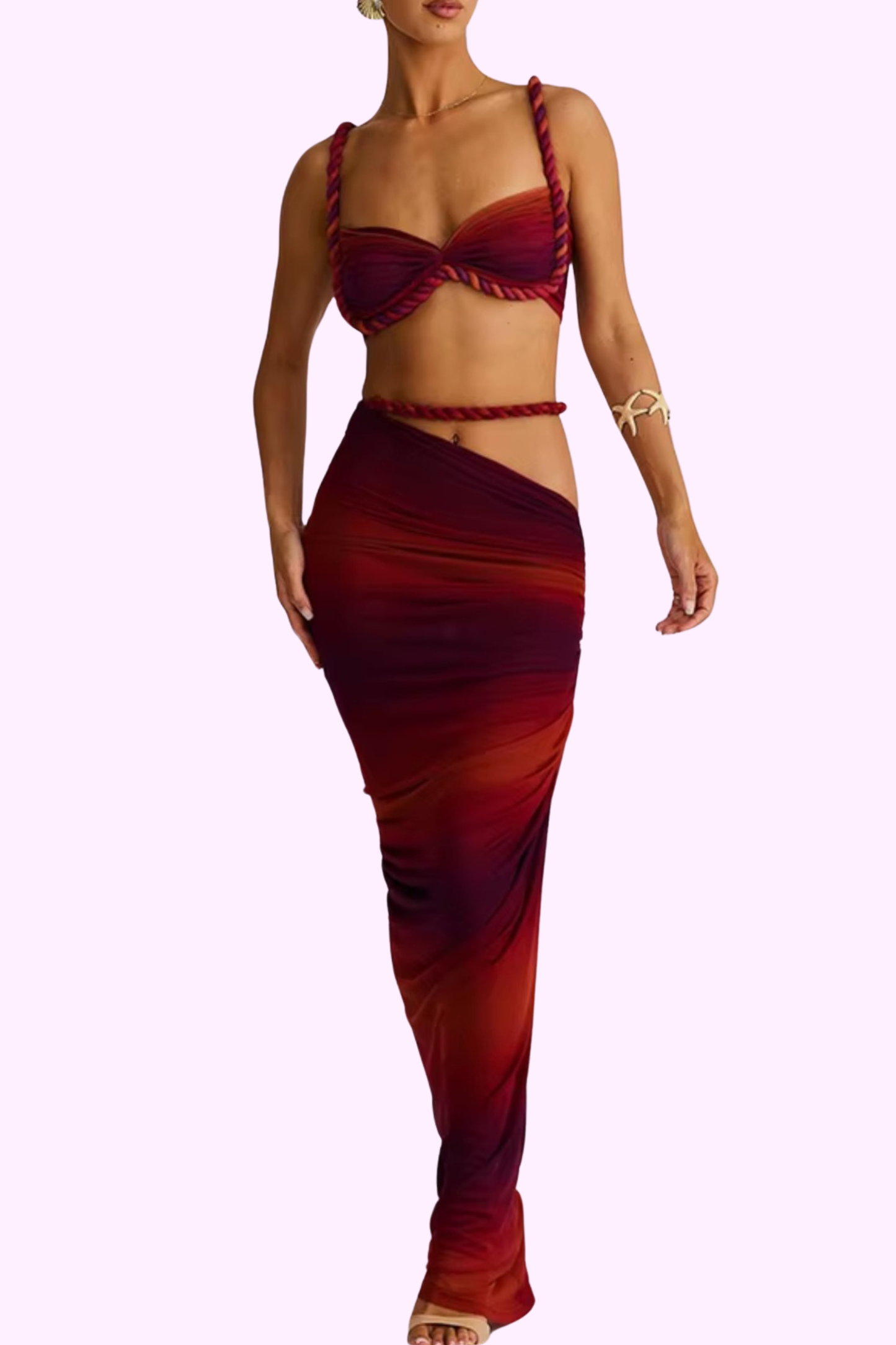 Badder Than Ever Dress Set - Red