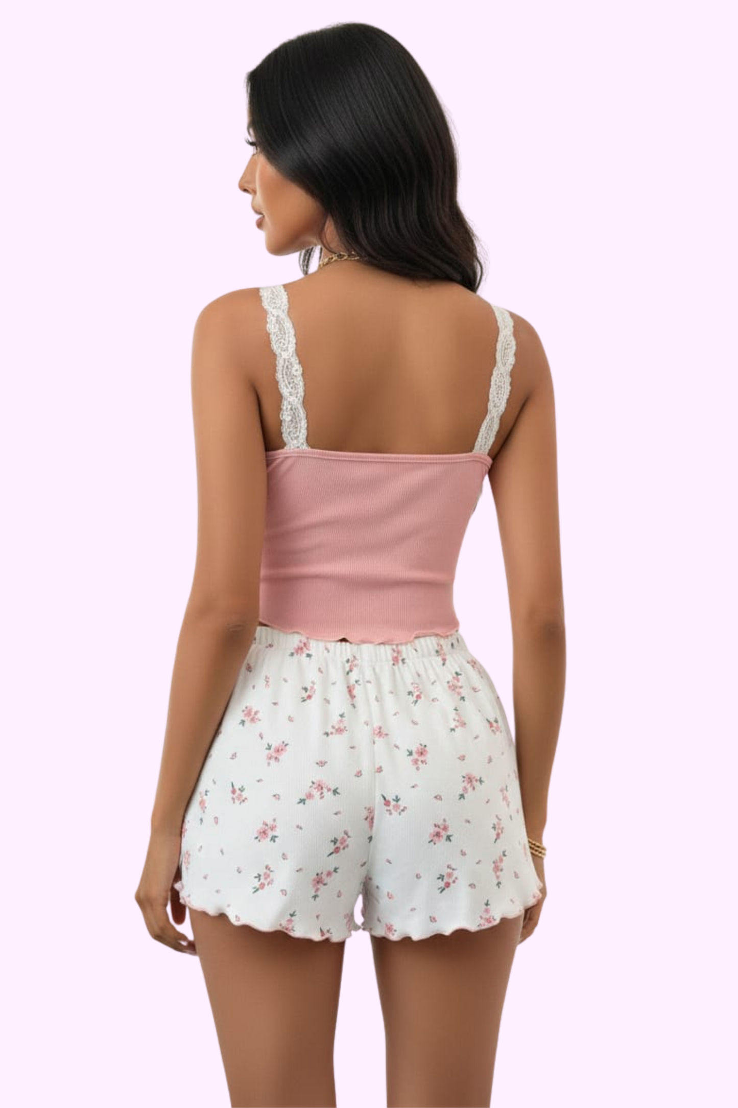 Romance Me Sleep Set - Pink