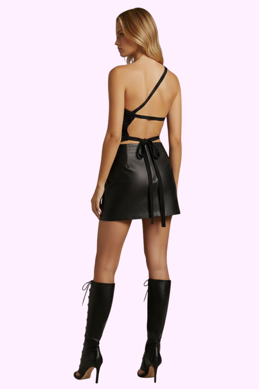 Stay Staring Top - Black