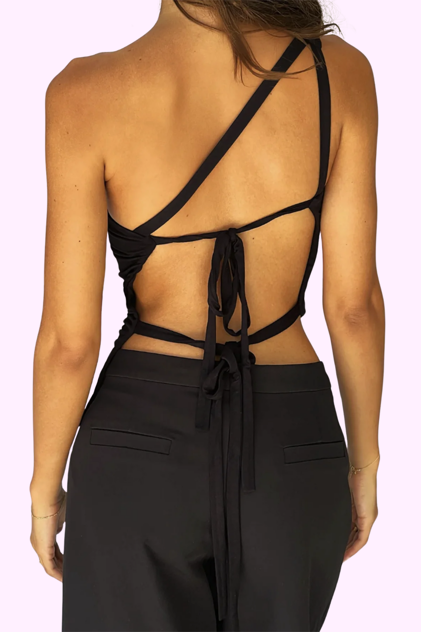 Stay Staring Top - Black