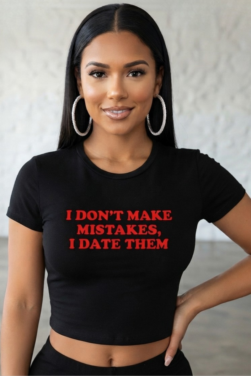No Mistakes Tee - Black