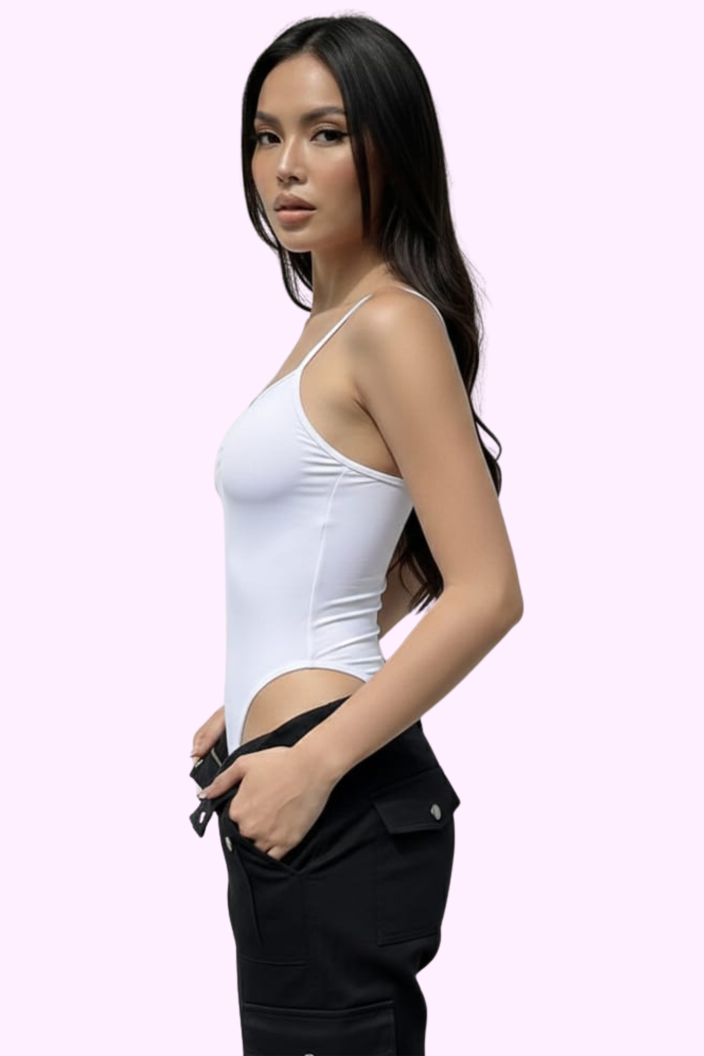 Chic & Sweet Bodysuit - White - flyqueens