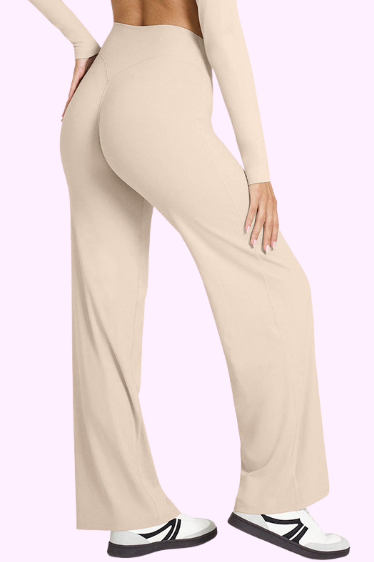 Wifey Material Yoga/Lounge Pants - Beige