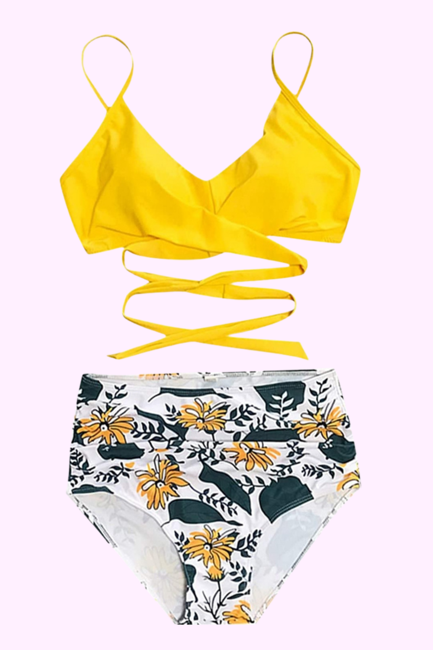 Sun Dazed High-Waisted Bikini Set