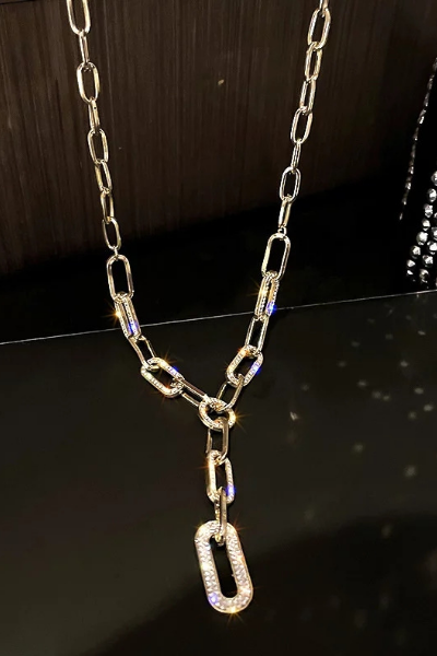 Gold Chain Dame Necklace
