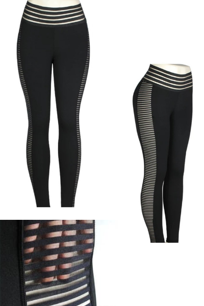 Striped To Thrill Booty Lifting Leggings
