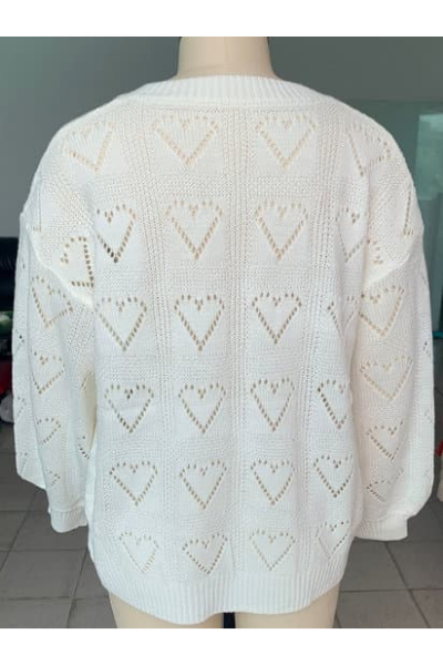 Fall in Love Sweater - Ivory