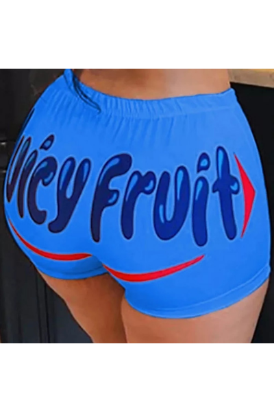 Keep It Juicy Shorts - Blue