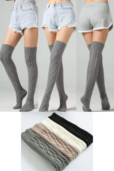 Stay Cozy Over-The-Knee Socks