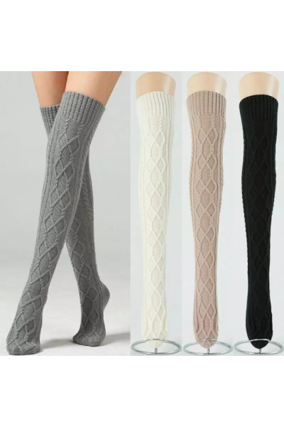 Stay Cozy Over-The-Knee Socks
