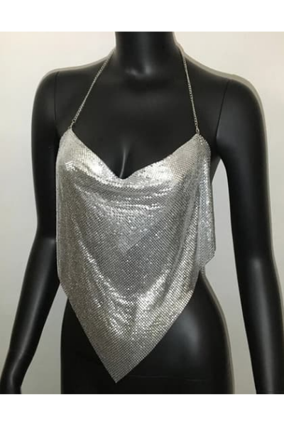 Life Of The Party Top - Silver