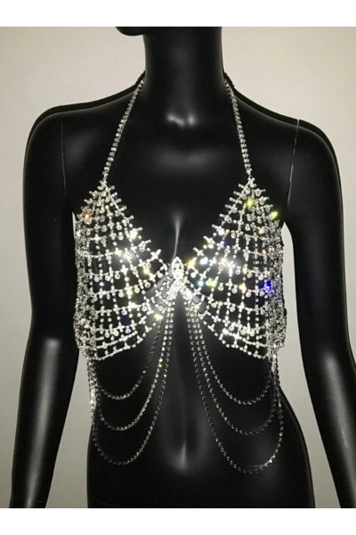 You'll Never Leave Jeweled Top