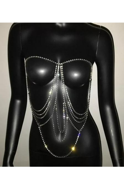 Priceless Queen Top/Body Jewelry - Silver