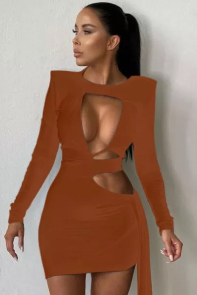 Fly Queens Only Dress - Tan