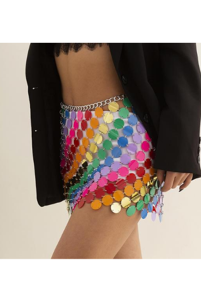 Party's Arrived Skirt - Rainbow