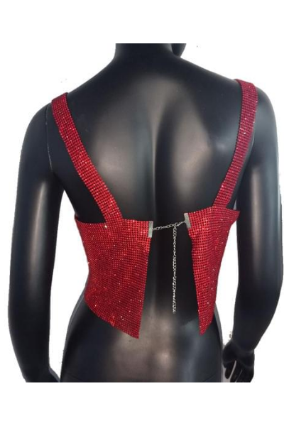 Born To Shine Top - Red
